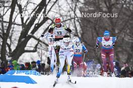 02.03.2016, Montreal, Canada (CAN): Denise Herrmann (GER), Anna Haag (SWE), (l-r)  - FIS world cup cross-country, mass women, Montreal (CAN). www.nordicfocus.com. © Felgenhauer/NordicFocus. Every downloaded picture is fee-liable.