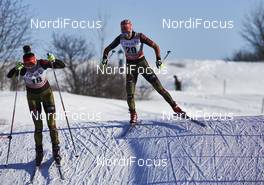 04.03.2016, Quebec, Canada (CAN): Hanna Kolb (GER), Stefanie Boehler (GER), (l-r)  - FIS world cup cross-country, individual sprint, Quebec (CAN). www.nordicfocus.com. © Felgenhauer/NordicFocus. Every downloaded picture is fee-liable.