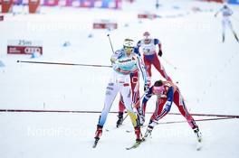 04.03.2016, Quebec, Canada (CAN): Stina Nilsson (SWE), Maiken Caspersen Falla (NOR), (l-r)  - FIS world cup cross-country, individual sprint, Quebec (CAN). www.nordicfocus.com. © Felgenhauer/NordicFocus. Every downloaded picture is fee-liable.