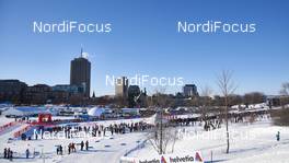 04.03.2016, Quebec, Canada (CAN): Quebec ski stadium seen from above   - FIS world cup cross-country, individual sprint, Quebec (CAN). www.nordicfocus.com. © Felgenhauer/NordicFocus. Every downloaded picture is fee-liable.