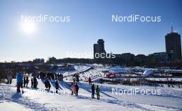 05.03.2016, Quebec, Canada (CAN): Quebec ski arena ready for the race   - FIS world cup cross-country, pursuit men, Quebec (CAN). www.nordicfocus.com. © Felgenhauer/NordicFocus. Every downloaded picture is fee-liable.