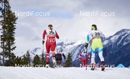 08.03.2016, Canmore, Canada (CAN): Dahria Beatty (CAN), Alenka Cebasek (SLO), (l-r)  - FIS world cup cross-country, individual sprint, Canmore (CAN). www.nordicfocus.com. © Felgenhauer/NordicFocus. Every downloaded picture is fee-liable.
