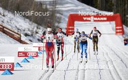 08.03.2016, Canmore, Canada (CAN): Astrid Uhrenholdt Jacobsen (NOR), Justyna Kowalczyk (POL), Anne Kylloenen (FIN), (l-r)  - FIS world cup cross-country, individual sprint, Canmore (CAN). www.nordicfocus.com. © Felgenhauer/NordicFocus. Every downloaded picture is fee-liable.