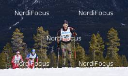 09.03.2016, Canmore, Canada (CAN): Len Valjas (CAN), Andreas Katz (GER), (l-r)  - FIS world cup cross-country, skiathlon men, Canmore (CAN). www.nordicfocus.com. © Felgenhauer/NordicFocus. Every downloaded picture is fee-liable.