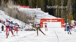 09.03.2016, Canmore, Canada (CAN): Niklas Dyrhaug (NOR), Jonas Dobler (GER), (l-r)  - FIS world cup cross-country, skiathlon men, Canmore (CAN). www.nordicfocus.com. © Felgenhauer/NordicFocus. Every downloaded picture is fee-liable.