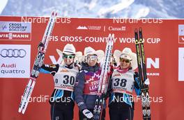 11.03.2016, Canmore, Canada (CAN): Ingvild Flugstad Oestberg (NOR), Heidi Weng (NOR), Maiken Caspersen Falla (NOR), (l-r), (l-r) - FIS world cup cross-country, 10km women, Canmore (CAN). www.nordicfocus.com. © Felgenhauer/NordicFocus. Every downloaded picture is fee-liable.