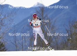 11.03.2016, Canmore, Canada (CAN): Katharine Ogden (USA) - FIS world cup cross-country, 10km women, Canmore (CAN). www.nordicfocus.com. © Felgenhauer/NordicFocus. Every downloaded picture is fee-liable.