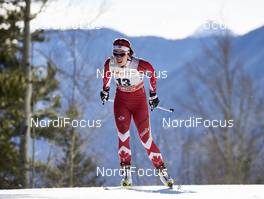 11.03.2016, Canmore, Canada (CAN): Emily Nishikawa (CAN) - FIS world cup cross-country, 10km women, Canmore (CAN). www.nordicfocus.com. © Felgenhauer/NordicFocus. Every downloaded picture is fee-liable.