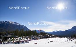 11.03.2016, Canmore, Canada (CAN): Canmore ski stadium during the race   - FIS world cup cross-country, 10km women, Canmore (CAN). www.nordicfocus.com. © Felgenhauer/NordicFocus. Every downloaded picture is fee-liable.