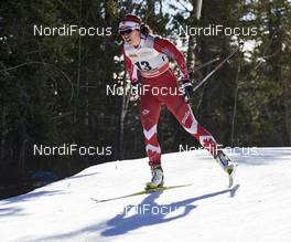 11.03.2016, Canmore, Canada (CAN): Emily Nishikawa (CAN) - FIS world cup cross-country, 10km women, Canmore (CAN). www.nordicfocus.com. © Felgenhauer/NordicFocus. Every downloaded picture is fee-liable.