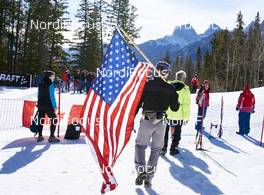 11.03.2016, Canmore, Canada (CAN): all american fans   - FIS world cup cross-country, 10km women, Canmore (CAN). www.nordicfocus.com. © Felgenhauer/NordicFocus. Every downloaded picture is fee-liable.