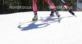 11.03.2016, Canmore, Canada (CAN): Fischer and Rossignol skis   - FIS world cup cross-country, 10km women, Canmore (CAN). www.nordicfocus.com. © Felgenhauer/NordicFocus. Every downloaded picture is fee-liable.