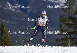 11.03.2016, Canmore, Canada (CAN): Federico Pellegrino (ITA) - FIS world cup cross-country, 15km men, Canmore (CAN). www.nordicfocus.com. © Felgenhauer/NordicFocus. Every downloaded picture is fee-liable.