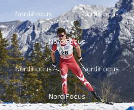 11.03.2016, Canmore, Canada (CAN): Len Valjas (CAN) - FIS world cup cross-country, 15km men, Canmore (CAN). www.nordicfocus.com. © Felgenhauer/NordicFocus. Every downloaded picture is fee-liable.
