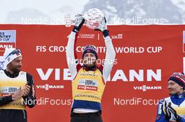 12.03.2016, Canmore, Canada (CAN): Petter Northug (NOR), Martin Johnsrud Sundby (NOR), Finn Haagen Krogh (NOR), (l-r) - FIS world cup cross-country, cups, Canmore (CAN). www.nordicfocus.com. © Felgenhauer/NordicFocus. Every downloaded picture is fee-liable.
