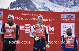 08.03.2016, Canmore, Canada (CAN): Petter Northug (NOR), Federico Pellegrino (ITA), Finn Haagen Krogh (NOR), (l-r) - FIS world cup cross-country, cups, Canmore (CAN). www.nordicfocus.com. © Felgenhauer/NordicFocus. Every downloaded picture is fee-liable.