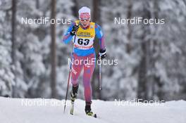27.11.2016, Ruka, Finland (FIN): Yulia Tchekaleva (RUS) - FIS world cup cross-country, 10km women, Ruka (FIN). www.nordicfocus.com. © THIBAUT/NordicFocus. Every downloaded picture is fee-liable.