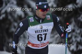 27.11.2016, Ruka, Finland (FIN): Maicol Rastelli (ITA) - FIS world cup cross-country, 15km men, Ruka (FIN). www.nordicfocus.com. © THIBAUT/NordicFocus. Every downloaded picture is fee-liable.