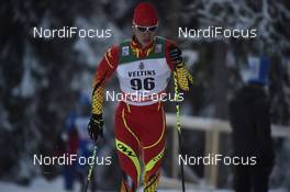 27.11.2016, Ruka, Finland (FIN): Qinghai Sun (CHN) - FIS world cup cross-country, 15km men, Ruka (FIN). www.nordicfocus.com. © THIBAUT/NordicFocus. Every downloaded picture is fee-liable.