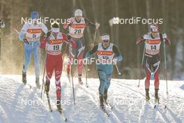 02.12.2016, Lillehammer, Norway (NOR): Perttu Hyvarinen (FIN), Iivo Niskanen (FIN), Len Valjas (CAN), Petter Jr. Northug (NOR), Richard Jouve (FRA), (l-r)  - FIS world cup cross-country, individual sprint, Lillehammer (NOR). www.nordicfocus.com. © Modica/NordicFocus. Every downloaded picture is fee-liable.