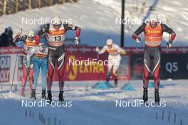 02.12.2016, Lillehammer, Norway (NOR): Emil Iversen (NOR), Johannes Hoesflot Klaebo (NOR), (l-r)  - FIS world cup cross-country, individual sprint, Lillehammer (NOR). www.nordicfocus.com. © Modica/NordicFocus. Every downloaded picture is fee-liable.