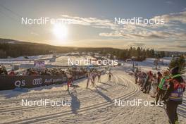 02.12.2016, Lillehammer, Norway (NOR): Ingvild Flugstad Oestberg (NOR), Stina Nilsson (SWE), Laurien Van Der Graaff (SUI), Sophie Caldwell (USA), (l-r)  - FIS world cup cross-country, individual sprint, Lillehammer (NOR). www.nordicfocus.com. © Modica/NordicFocus. Every downloaded picture is fee-liable.