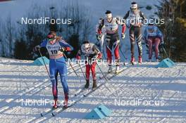 02.12.2016, Lillehammer, Norway (NOR): Justyna Kowalczyk (POL), Heidi Weng (NOR), Marit Bjoergen (NOR), Gaia Vuerich (ITA), (l-r)  - FIS world cup cross-country, individual sprint, Lillehammer (NOR). www.nordicfocus.com. © Modica/NordicFocus. Every downloaded picture is fee-liable.