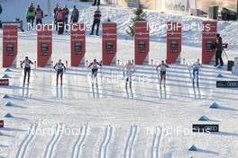 02.12.2016, Lillehammer, Norway (NOR): Laurien Van Der Graaff (SUI), Gaia Vuerich (ITA), Sophie Caldwell (USA), Stina Nilsson (SWE), Maiken Caspersen Falla (NOR), (l-r)  - FIS world cup cross-country, individual sprint, Lillehammer (NOR). www.nordicfocus.com. © Modica/NordicFocus. Every downloaded picture is fee-liable.