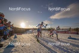 02.12.2016, Lillehammer, Norway (NOR): Sergey Ustiugov (RUS), Teodor Peterson (SWE), (l-r)  - FIS world cup cross-country, individual sprint, Lillehammer (NOR). www.nordicfocus.com. © Modica/NordicFocus. Every downloaded picture is fee-liable.