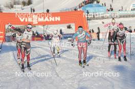02.12.2016, Lillehammer, Norway (NOR): Heidi Weng (NOR), Kathrine Rolsted Harsem (NOR), Kari Vikhagen Gjeitnes (NOR), (l-r)  - FIS world cup cross-country, individual sprint, Lillehammer (NOR). www.nordicfocus.com. © Modica/NordicFocus. Every downloaded picture is fee-liable.