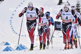 04.12.2016, Lillehammer, Norway (NOR): Emil Iversen (NOR), FinnHaagen Krogh (NOR) - FIS world cup cross-country, pursuit men, Lillehammer (NOR). www.nordicfocus.com. © THIBAUT/NordicFocus. Every downloaded picture is fee-liable.