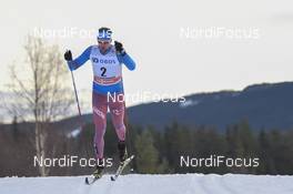 04.12.2016, Lillehammer, Norway (NOR): Sergey Ustiugov (RUS) - FIS world cup cross-country, pursuit men, Lillehammer (NOR). www.nordicfocus.com. © THIBAUT/NordicFocus. Every downloaded picture is fee-liable.