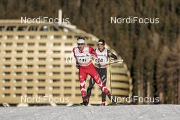 10.12.2016, Davos, Switzerland (SUI): Graeme Killick (CAN), Jason Rueesch (SUI), (l-r)  - FIS world cup cross-country, 30km men, Davos (SUI). www.nordicfocus.com. © Modica/NordicFocus. Every downloaded picture is fee-liable.