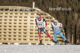 10.12.2016, Davos, Switzerland (SUI): Sjur Roethe (NOR), Dominik Bury (POL), (l-r)  - FIS world cup cross-country, 30km men, Davos (SUI). www.nordicfocus.com. © Modica/NordicFocus. Every downloaded picture is fee-liable.