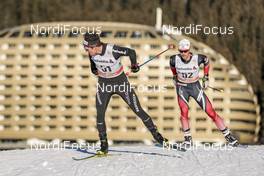 10.12.2016, Davos, Switzerland (SUI): Erwan Kaeser (SUI), Hans Christer Holund (NOR), (l-r)  - FIS world cup cross-country, 30km men, Davos (SUI). www.nordicfocus.com. © Modica/NordicFocus. Every downloaded picture is fee-liable.