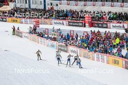 11.12.2016, Davos, Switzerland (SUI): Krista Parmakoski (FIN), Sophie Caldwell (USA), Sofie Krehl (GER), Sadie Bjornsen (USA), Nadine Faehndrich (SUI), Alenka Cebasek (SLO), (l-r)  - FIS world cup cross-country, individual sprint, Davos (SUI). www.nordicfocus.com. © Modica/NordicFocus. Every downloaded picture is fee-liable.