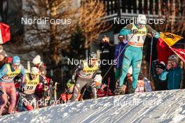 11.12.2016, Davos, Switzerland (SUI): Federico Pellegrino (ITA), Lucas Chanavat (FRA), (l-r)  - FIS world cup cross-country, individual sprint, Davos (SUI). www.nordicfocus.com. © Modica/NordicFocus. Every downloaded picture is fee-liable.