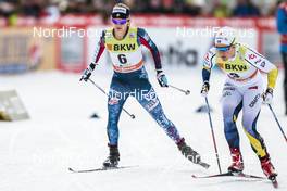 11.12.2016, Davos, Switzerland (SUI): Jessica Diggins (USA), Hanna Falk (SWE), (l-r)  - FIS world cup cross-country, individual sprint, Davos (SUI). www.nordicfocus.com. © Modica/NordicFocus. Every downloaded picture is fee-liable.