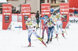 11.12.2016, Davos, Switzerland (SUI): Hanna Falk (SWE), Jessica Diggins (USA), (l-r)  - FIS world cup cross-country, individual sprint, Davos (SUI). www.nordicfocus.com. © Modica/NordicFocus. Every downloaded picture is fee-liable.