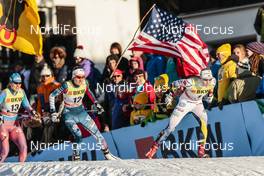 11.12.2016, Davos, Switzerland (SUI): Sophie Caldwell (USA), Jonna Sundling (SWE), (l-r)  - FIS world cup cross-country, individual sprint, Davos (SUI). www.nordicfocus.com. © Modica/NordicFocus. Every downloaded picture is fee-liable.