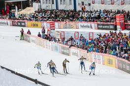 11.12.2016, Davos, Switzerland (SUI): Alenka Cebasek (SLO), Nadine Faehndrich (SUI), Sophie Caldwell (USA), Krista Parmakoski (FIN), (l-r)  - FIS world cup cross-country, individual sprint, Davos (SUI). www.nordicfocus.com. © Modica/NordicFocus. Every downloaded picture is fee-liable.