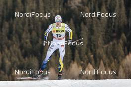 11.12.2016, Davos, Switzerland (SUI): Johan Edin (SWE) - FIS world cup cross-country, individual sprint, Davos (SUI). www.nordicfocus.com. © Modica/NordicFocus. Every downloaded picture is fee-liable.