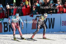 11.12.2016, Davos, Switzerland (SUI): Natalia Matveeva (RUS), Ilaria Debertolis (ITA), (l-r)  - FIS world cup cross-country, individual sprint, Davos (SUI). www.nordicfocus.com. © Modica/NordicFocus. Every downloaded picture is fee-liable.