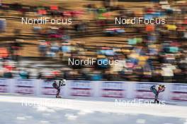 11.12.2016, Davos, Switzerland (SUI): Jessica Diggins (USA), Ilaria Debertolis (ITA), (l-r)  - FIS world cup cross-country, individual sprint, Davos (SUI). www.nordicfocus.com. © Modica/NordicFocus. Every downloaded picture is fee-liable.