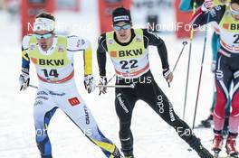 11.12.2016, Davos, Switzerland (SUI): Marcus Hellner (SWE), Roman Furger (SUI), (l-r)  - FIS world cup cross-country, individual sprint, Davos (SUI). www.nordicfocus.com. © Modica/NordicFocus. Every downloaded picture is fee-liable.