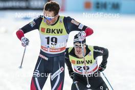 11.12.2016, Davos, Switzerland (SUI): Emil Iversen (NOR), Jovian Hediger (SUI), (l-r)  - FIS world cup cross-country, individual sprint, Davos (SUI). www.nordicfocus.com. © Modica/NordicFocus. Every downloaded picture is fee-liable.