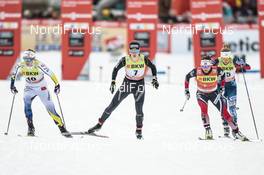 11.12.2016, Davos, Switzerland (SUI): Jennie Oeberg (SWE), Laurien Van Der Graaff (SUI), Maiken Caspersen Falla (NOR), Ida Sargent (USA), (l-r)  - FIS world cup cross-country, individual sprint, Davos (SUI). www.nordicfocus.com. © Modica/NordicFocus. Every downloaded picture is fee-liable.