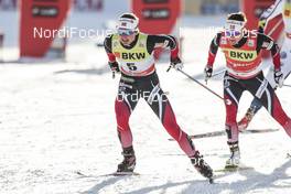 11.12.2016, Davos, Switzerland (SUI): Ingvild Flugstad Oestberg (NOR), Maiken Caspersen Falla (NOR), (l-r)  - FIS world cup cross-country, individual sprint, Davos (SUI). www.nordicfocus.com. © Modica/NordicFocus. Every downloaded picture is fee-liable.