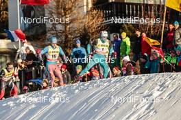11.12.2016, Davos, Switzerland (SUI): Gleb Retivykh (RUS), Lucas Chanavat (FRA), (l-r)  - FIS world cup cross-country, individual sprint, Davos (SUI). www.nordicfocus.com. © Modica/NordicFocus. Every downloaded picture is fee-liable.