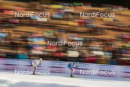 11.12.2016, Davos, Switzerland (SUI): Teodor Peterson (SWE), Sergey Ustiugov (RUS), (l-r)  - FIS world cup cross-country, individual sprint, Davos (SUI). www.nordicfocus.com. © Modica/NordicFocus. Every downloaded picture is fee-liable.